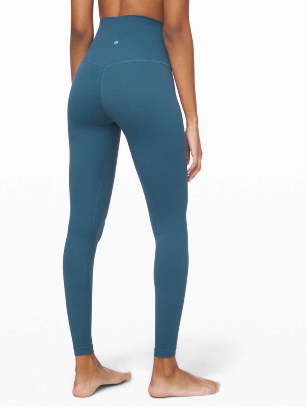 Lululemon align leggings High-Rise Performance Teal Sz 8 Medium gym Pilates